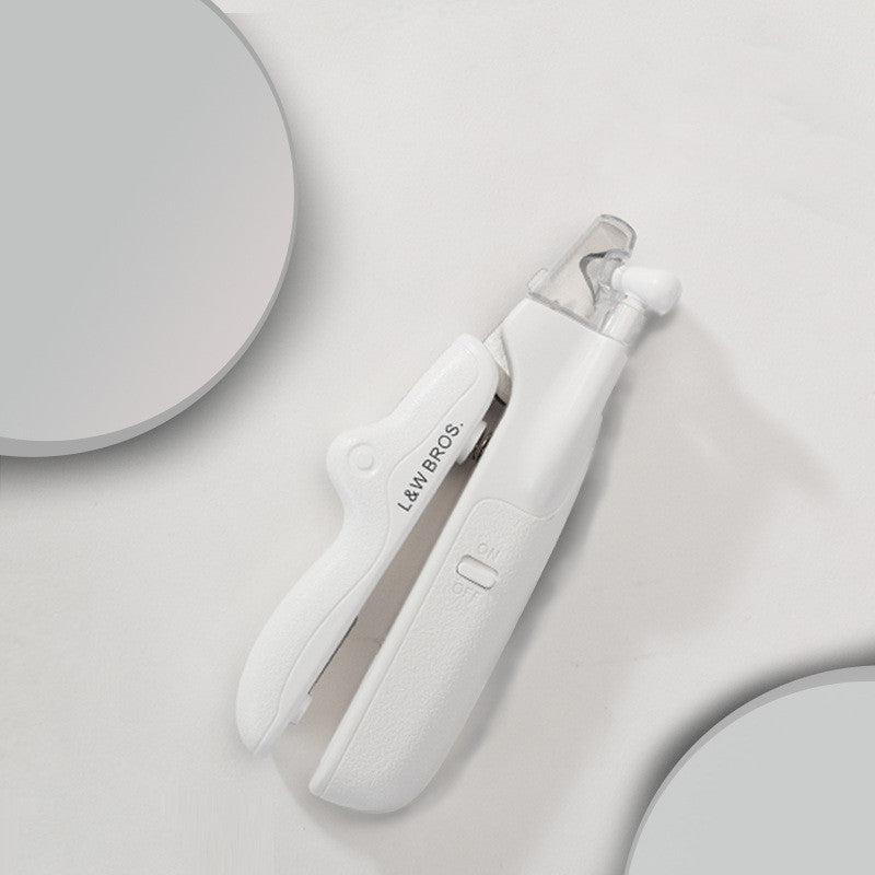 LED light pet nail clipper