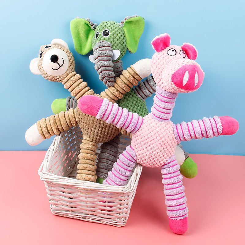 Plush, Relaxing, Bite-Resistant Pet Toys