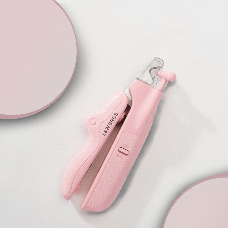LED light pet nail clipper