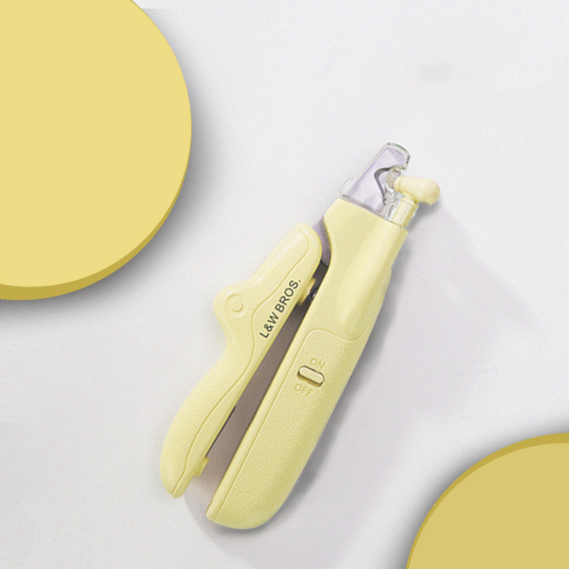 LED light pet nail clipper