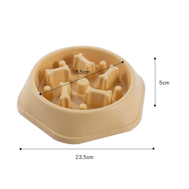 Slow-Eating Pet Bowl
