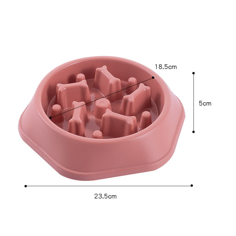Slow-Eating Pet Bowl